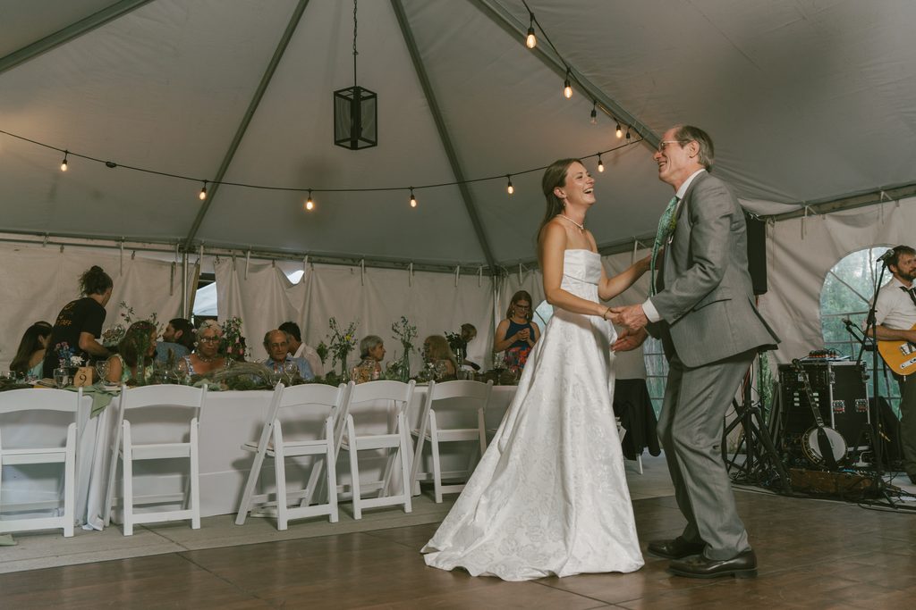 Wedding reception at Stone Mountain Lodge